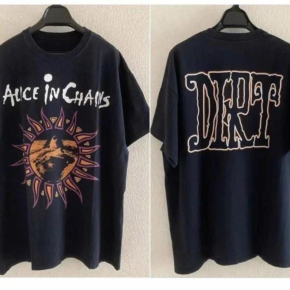 Alice In Chains Dirt Band Gildan Tee 2 Sided